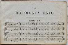 Load image into Gallery viewer, M&#39;Cauley. The Harmonia Unio: being a collection of Psalm and Hymn Tunes 1858