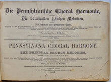 Load image into Gallery viewer, Weber. Die Pennsylvanische Choral Harmonie 1884 Hellertown, Pa imprint