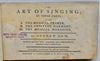 Law, Andrew. The Art of Singing; in three parts (1803) with all three parts