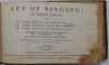 Law, Andrew. The Art of Singing; in three parts (1803) with all three parts