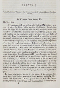 Miner.  History of the Wyoming Valley, Pennsylvania, Revolutionary War