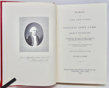 Load image into Gallery viewer, Leake. Memoir of the Life and Times of General John Lamb, an Officer of the Revolution