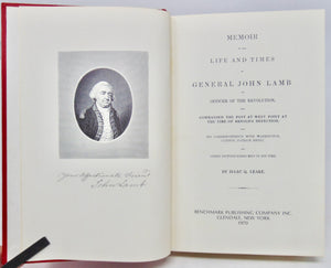 Leake. Memoir of the Life and Times of General John Lamb, an Officer of the Revolution