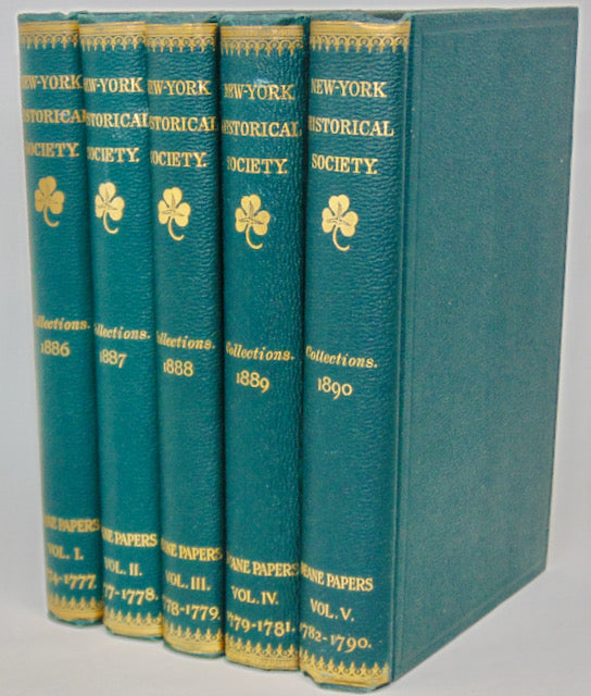 [Revolutionary War] The Deane Papers (5 vol set) 1774-1790