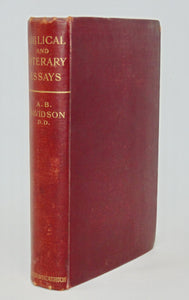 Davidson. Biblical and Literary Essays (1903)