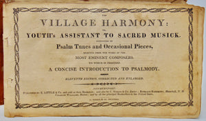 The Village Harmony: or, Youth's Assistant to Sacred Musick (1813)