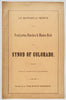 An Historical Sketch of the Presbyteries, Churches & Mission Work of the Synod of Colorado