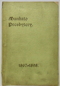 History of Mankato Presbytery (Synod of Minnesota) 1867-1898