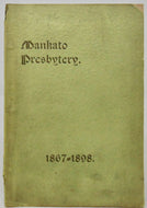 History of Mankato Presbytery (Synod of Minnesota) 1867-1898
