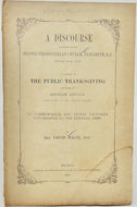 Magie.  1863 Thanksgiving Sermon, Abraham Lincoln, Union Victories