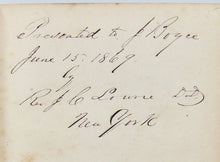 Load image into Gallery viewer, Lowrie, John C. A Manual of the Foreign Missions of the Presbyterian Church [SIGNED]