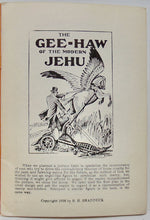 Load image into Gallery viewer, Shadduck, B. H. The Gee-Haw of the Modern Jehu