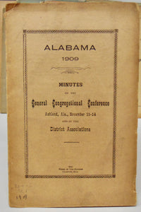 Alabama Congregational Church Records, 1892-1915 (18 items)