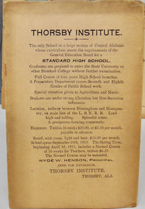 Alabama Congregational Church Records, 1892-1915 (18 items)