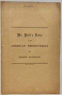 Neill, Henry.  New School Presbyterians Should Not Support Abolitionists
