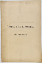 Load image into Gallery viewer, [Fugitive Slave Law] Barnes, Albert. 1861 Sermon, Doeg the Edomite, the Informer
