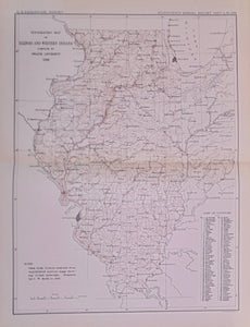[MAP] Topographic Map of Illinois and Western Indiana (1896)