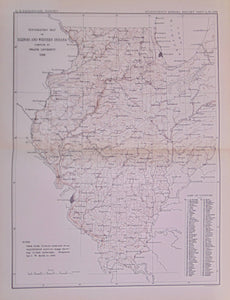 [MAP] Topographic Map of Illinois and Western Indiana (1896)