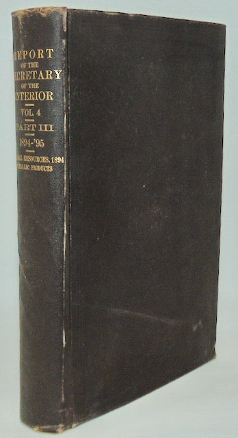 Sixteenth Annual Report of the USGS Part III. - Mineral Resources of the United States, 1894, Metallic Products