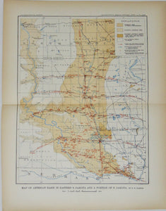 [MAP] Map of Artesian Basin in Eastern S. Dakota and a portion of N.Dakota (1896)