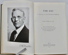 Load image into Gallery viewer, Martin. The Day: A Manual of the Christian Sabbath 1933 Reformed Presbyterian