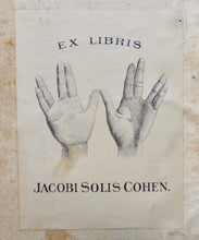 Load image into Gallery viewer, 1749 Conseils a Une Amie Par Madame de Puisieux, bookplate of Jacobi Solis Cohen