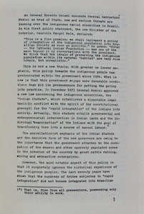 The Politics of Genocide Against the Indians of Brazil