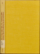 Load image into Gallery viewer, Aiken, John R. Utopianism and the Emergence of the Colonial Legal Profession: New York, 1664-1710, A Test Case