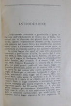 Load image into Gallery viewer, Taranto, Costantino. L&#39;ordinamento Comunale e Provinciale in Italia: Secondo le ultime modificazioni del governo nazionale
