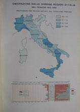 Load image into Gallery viewer, Michelis, Giuseppe de. L&#39;Emigrazione Italiana dal 1910 al 1923. 2 volume set