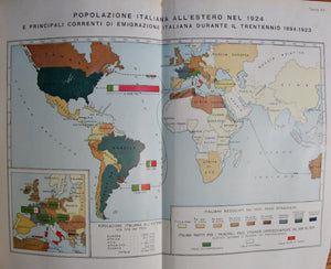 Michelis, Giuseppe de. L'Emigrazione Italiana dal 1910 al 1923. 2 volume set