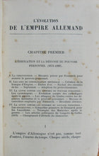 Load image into Gallery viewer, Serrigny, Bernard. L&#39;Evolution de L&#39;Empire Allemand De 1871 jusqu&#39;a nos jours