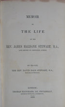 Load image into Gallery viewer, Stewart, David Dale. Memoir of The Life of the Rev. James Haldane Stewart, M.A., Late Rector of Limpsfield, Surrey