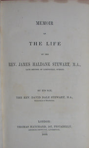 Stewart, David Dale. Memoir of The Life of the Rev. James Haldane Stewart, M.A., Late Rector of Limpsfield, Surrey