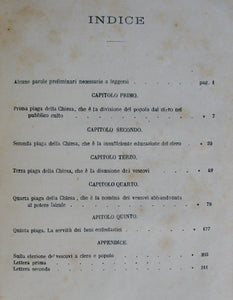 Rosmini-Serbati, Antonio. Delle Cinque Piaghe della Santa Chiesa
