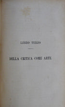 Load image into Gallery viewer, Mazarella, B. Della Critica libri tre