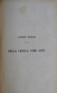Mazarella, B. Della Critica libri tre