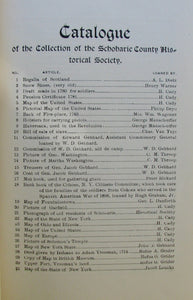 Cady, Henry. Catalogue of the Schoharie County Historical Society giving list of articles shown in its museum at The Old Stone Fort of Schoharie, N. Y.