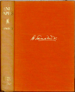 Newton, A. Edward. End Papers: Literary Recreations