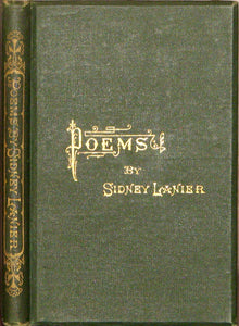 Lanier, Sidney. Poems [signed by Henry Wysham Lanier]