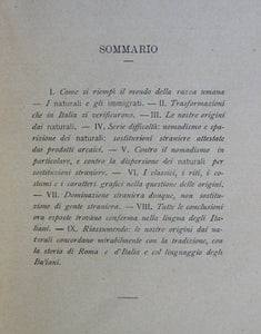 Zanobio, B. F. Le origini degli Italiani, e di altri popoli europei, rivelate dalla critica naturale