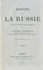 Rambaud, Alfred. Histoire de La Russie, depuis les origines jusqu'a l'année 1877