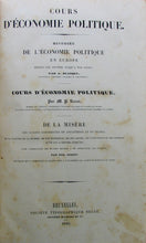 Load image into Gallery viewer, Blanqui, A.; Rossi, M. P.; Buret, Eug. Cours D&#39; Économie Politique (1843)