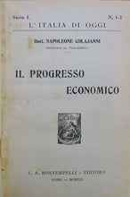 Load image into Gallery viewer, Colajanni, Napoleone. Il Progresso Economico, Serie I. No. 1-2