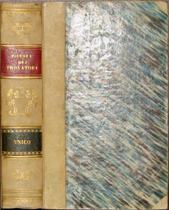 Galvani, Giovanni. OSSERVAZIONI SULLA POESIA DE' TROVATORI. E sulle principali maniere e forme di essa confrontate brevemente colle antiche italiane