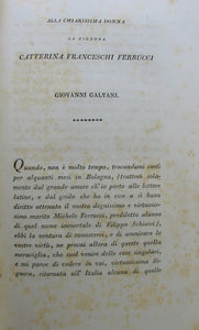 Galvani, Giovanni. OSSERVAZIONI SULLA POESIA DE' TROVATORI. E sulle principali maniere e forme di essa confrontate brevemente colle antiche italiane