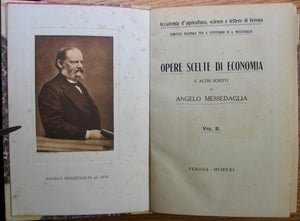 Messedaglia, Angelo. Opere Scelte di Economia, e Altri Scritti