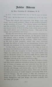 1863-1913 The Golden Jubilee of the First Church of Oak Park, Illinois