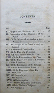 Maury, Abbé. The Principles of Eloquence, adapted to the Pulpit and the Bar