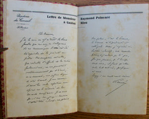 Riou, Gaston. Europe, ma patrie. Lettre-Préface de M. Raymond Poincaré